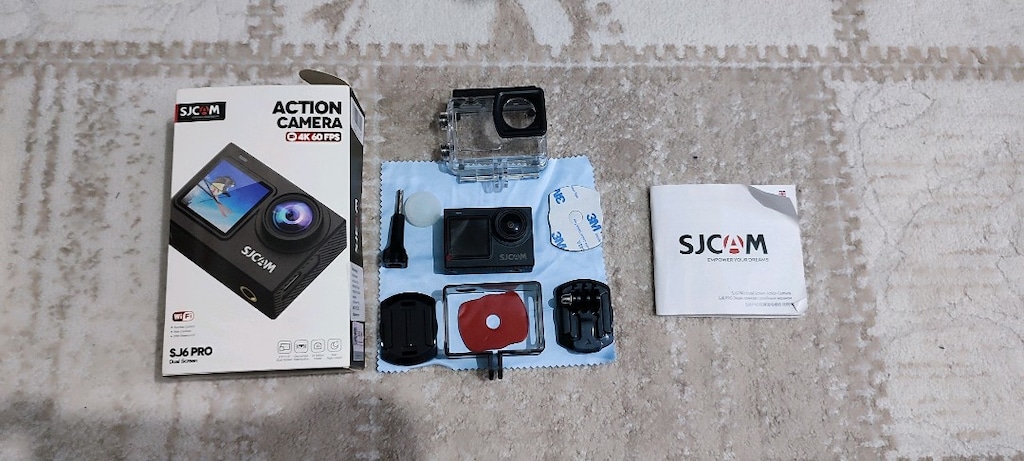 sjcam 6 pro kask kamerası - 2