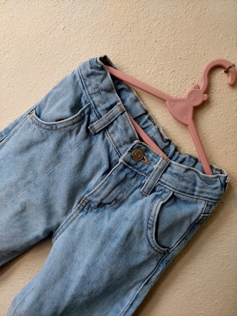 CİVİL kız Çocuk yırtmaçlı Jean Pantolon - 4