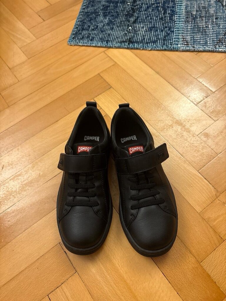 Camper Marka Siyah Cırtcıtlı Sıfır Ayakkabı - 5