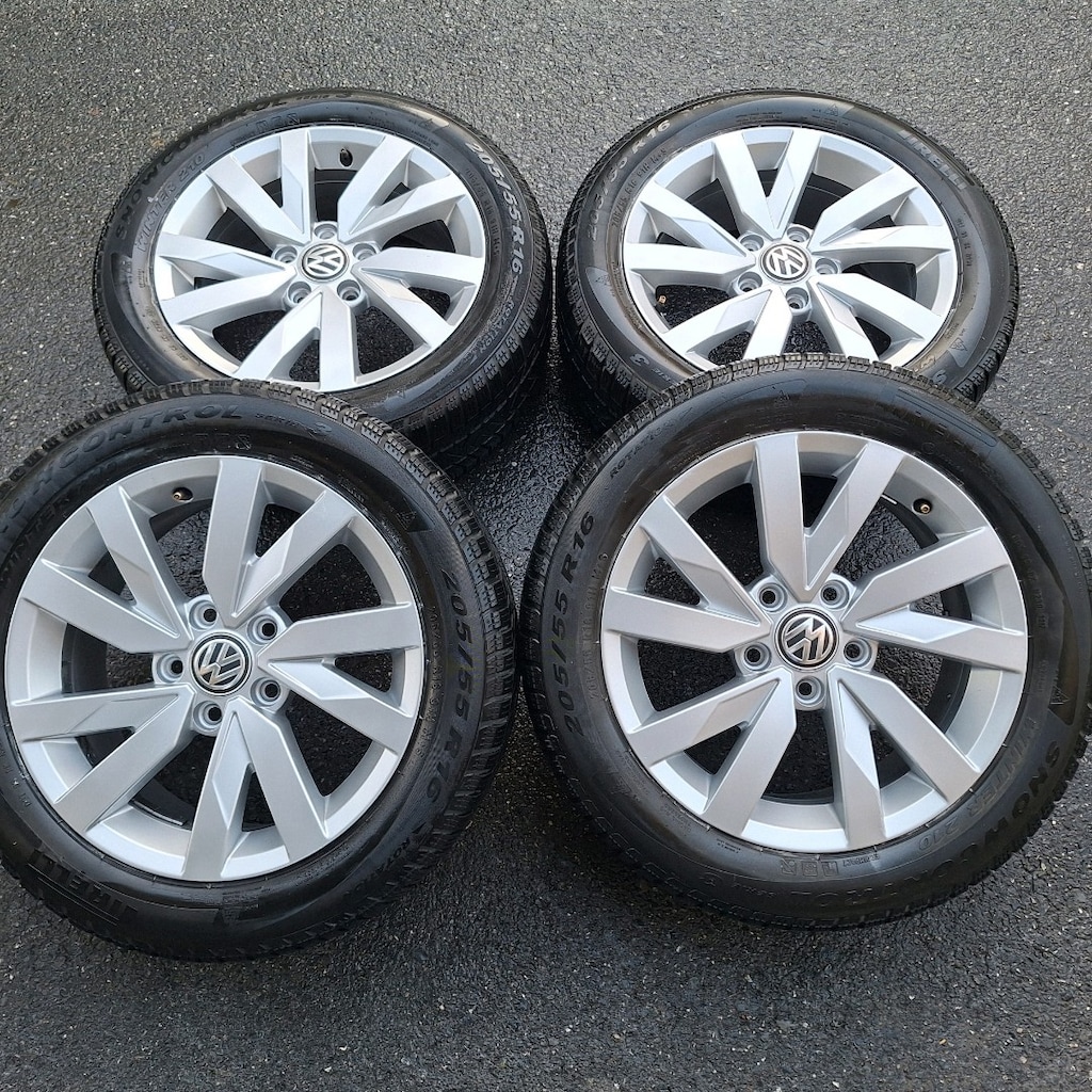 205 55 16 ORJİNAL PASSAT JANT LASTİK TAKIMI PASSAT JETTA CADDY GOLF - 2
