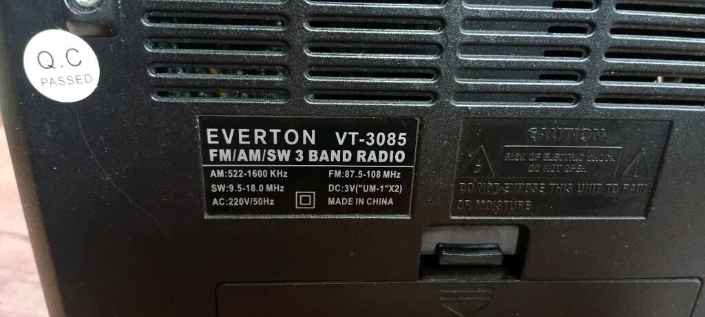 EVERTON=VT-3085=TAŞINABİLİR PORTATIV RADYO=micro sd=usb=gece fenerli - 5