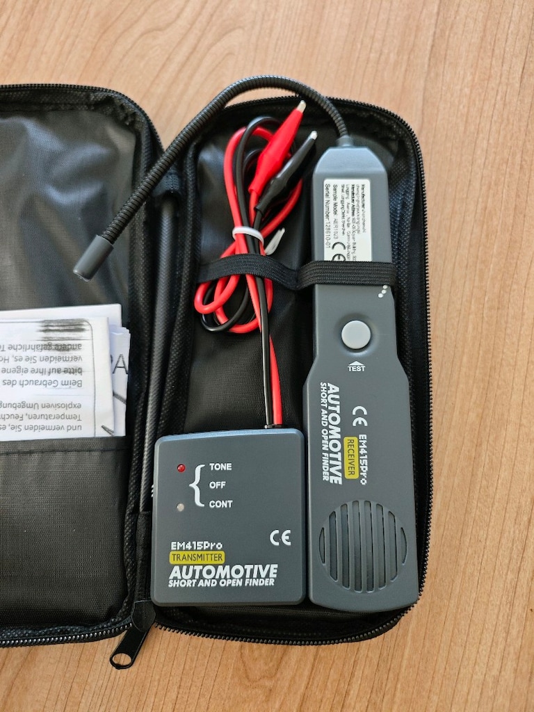 Oto Kablo Bulucu & Kısa Devre Test Cihazı (Sert Çantalı & Kutulu) - 2
