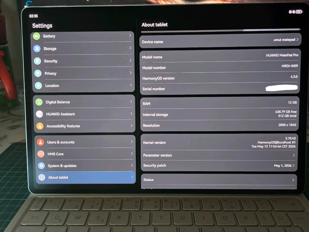 Huawei Matepad Pro 12.2" 2025 - 5