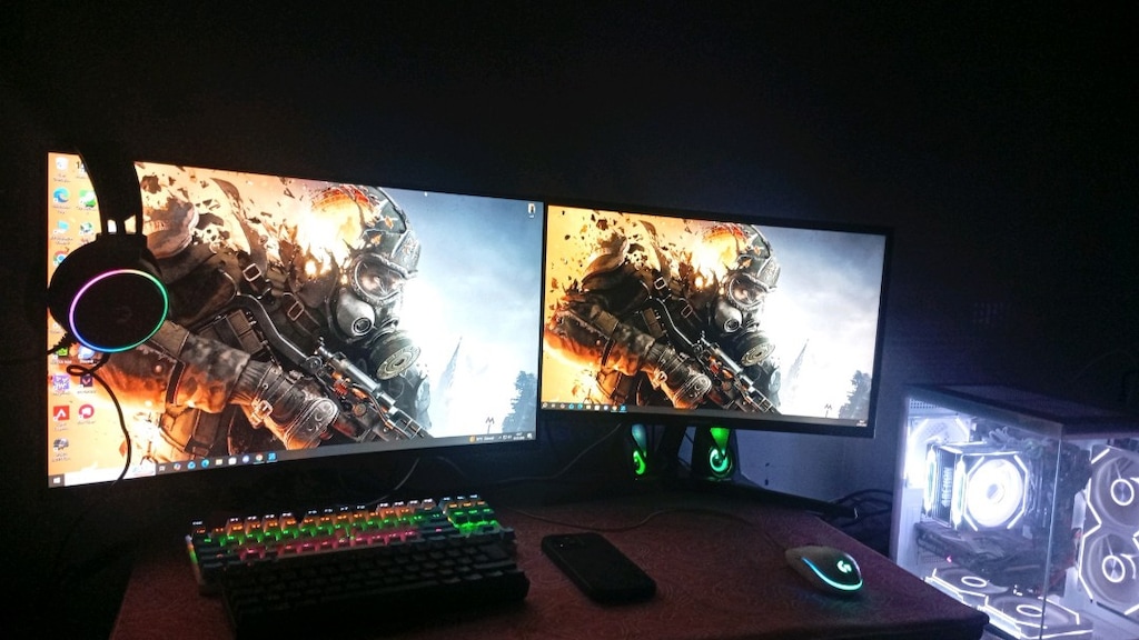 gaming pc beyaz akvaryum kasa - 2