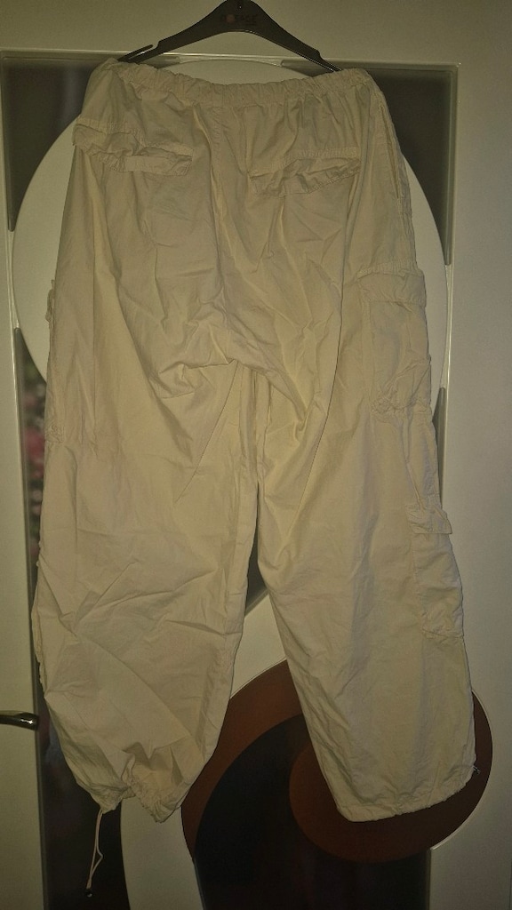 kargo cep paraşüt kumaş lastikli pantolon - 8