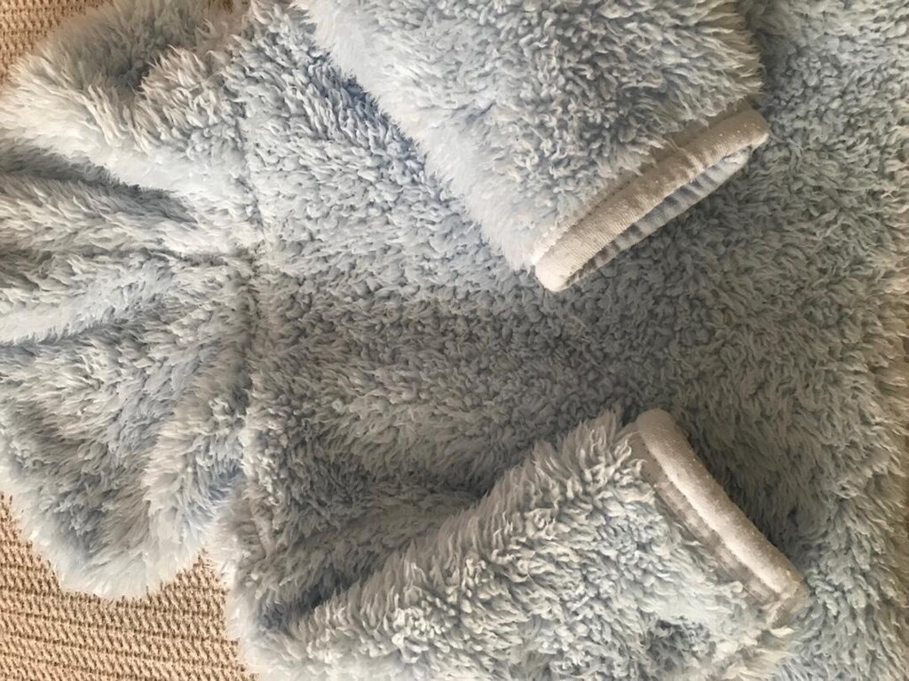 bebek peluş mont wellsoft hırka kapüşonlu - 7