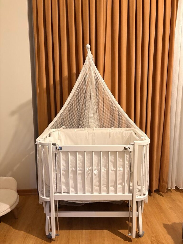 SALLANIR 3 Kademeli anne yanı beşik - 5