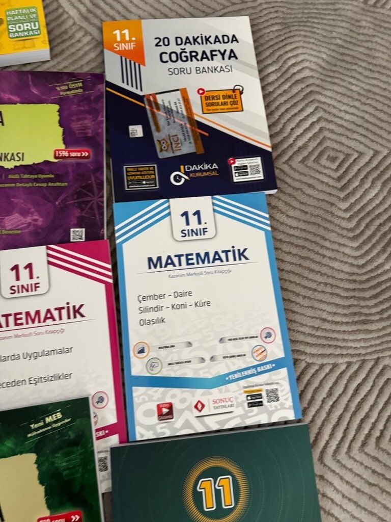 11.sınıf eşit ağırlık test kitapları (11 adet) - 6