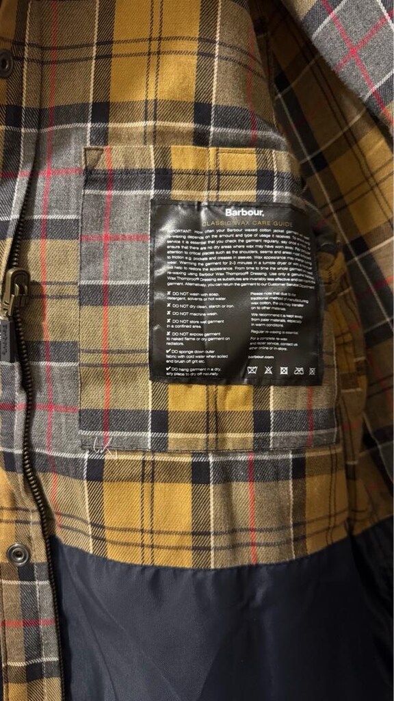 SIFIR ORJINAL BARBOUR BEDALE WAX MONT44/XXLbeden LACİVERT RENK - 5