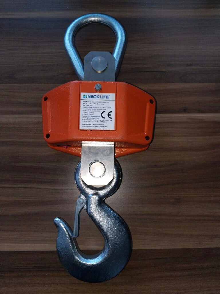 Necklife Askı Terazi, Vinç Kantarı, Dijital Vinç Baskülü (3 Ton) - 7