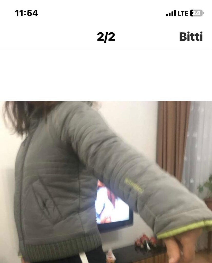 DIESEL orjinal marka haki yeşil bayan mont - 2