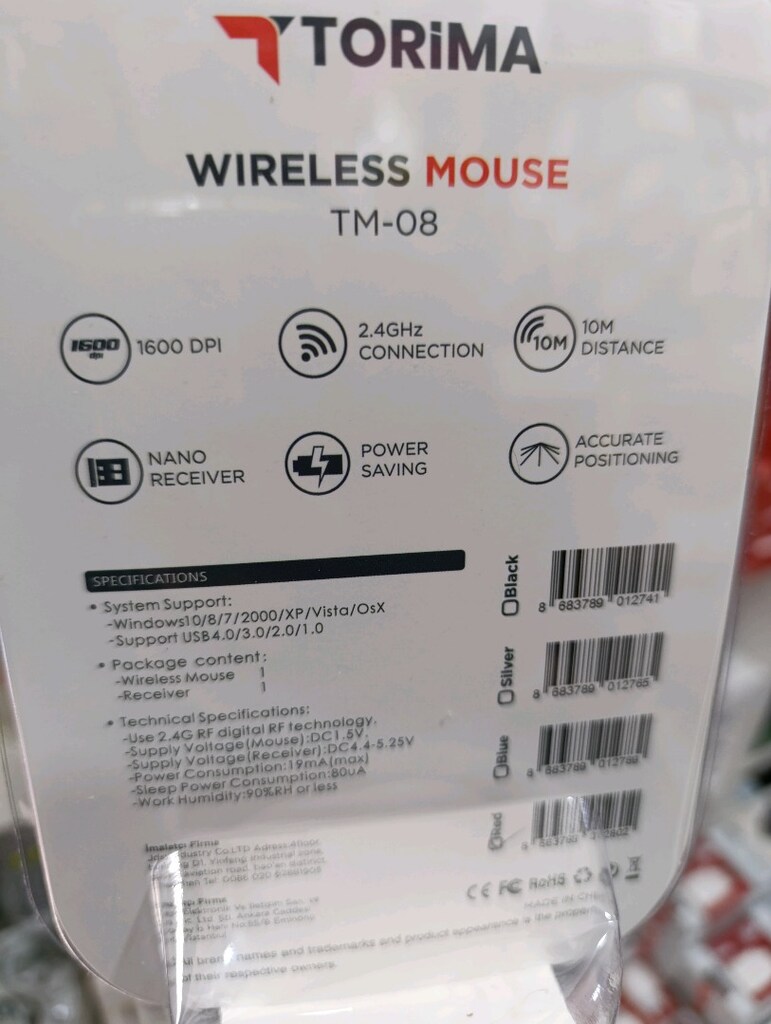 Süper kaliteli, kablosuz mouse - 3