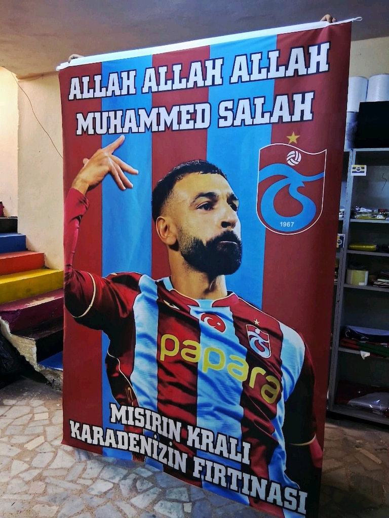 Muhammed Salah trabzonspor bayrağı - 2