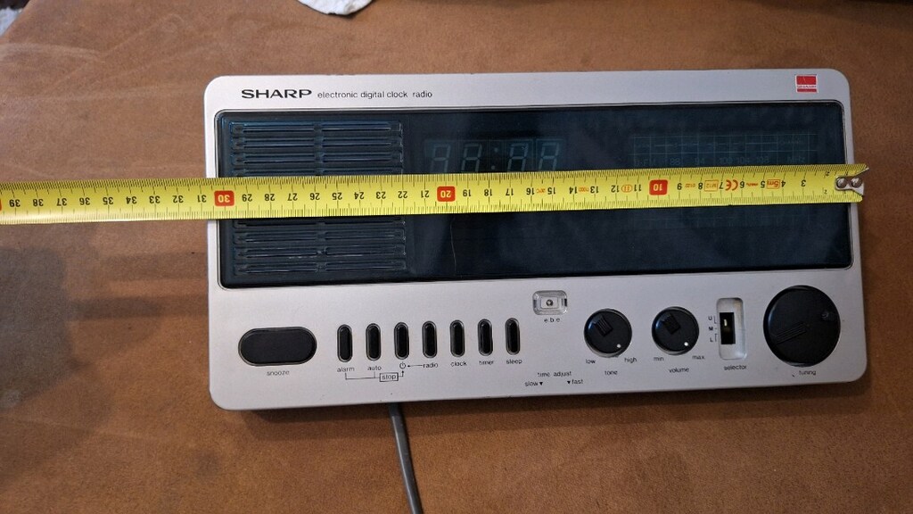 sharp saatli alarmlı radyo - 8