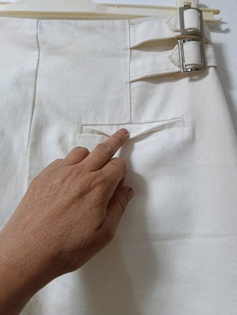 yüksekbel beyaz Jean .40 bed. yenidir. — görsel 7/19
