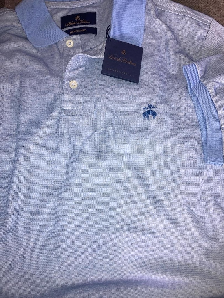 Brooks brother erkek kısa kol L beden orjinal polo tişört - 2