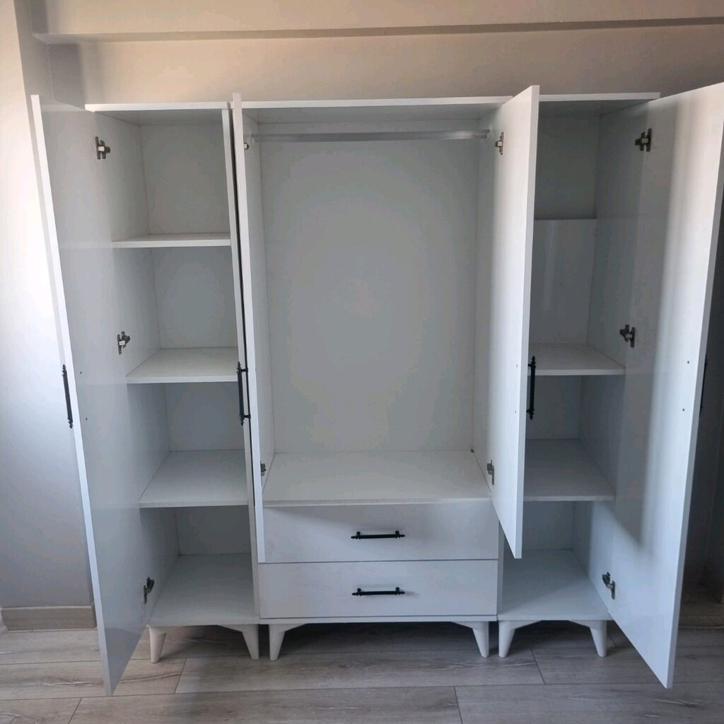 imalattan sıfır 4 Kapılı Gardolap - 13