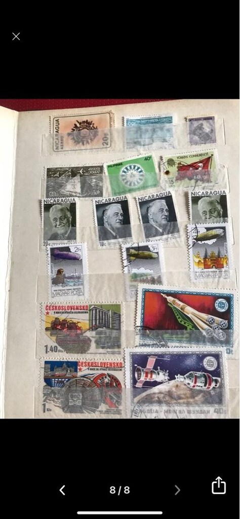 pul kolleksiyonu yaklaşık 250 adet pul var - 13