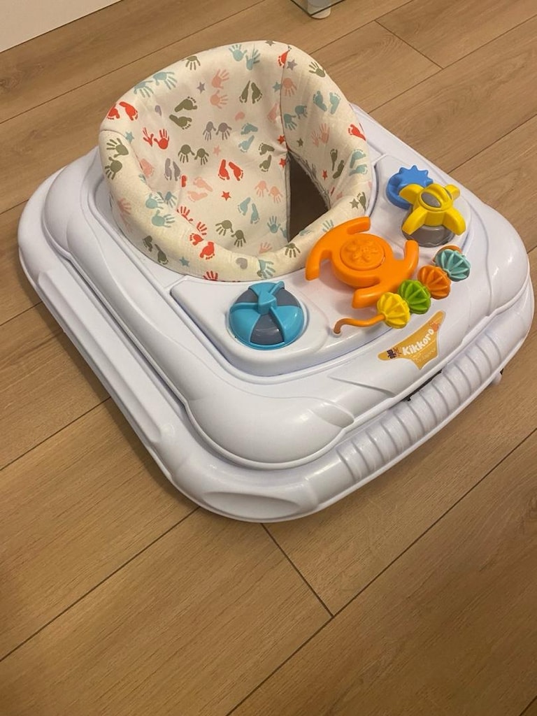 tekerlekli oyuncaklı bebek yürüteci örümcek - 3