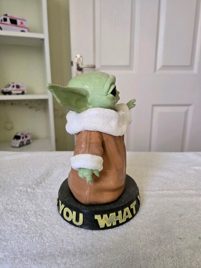 Baby Yoda 3d 20 cm - 2