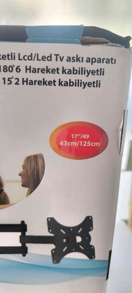 3 kollu hareketli, LED TV askı Aparatı - 4
