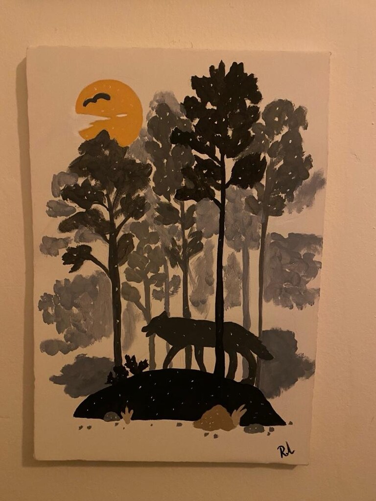 El Yapımı Orijinal Akrilik Tablo – 35x50 cm | Sanatçı İmzalı - 4