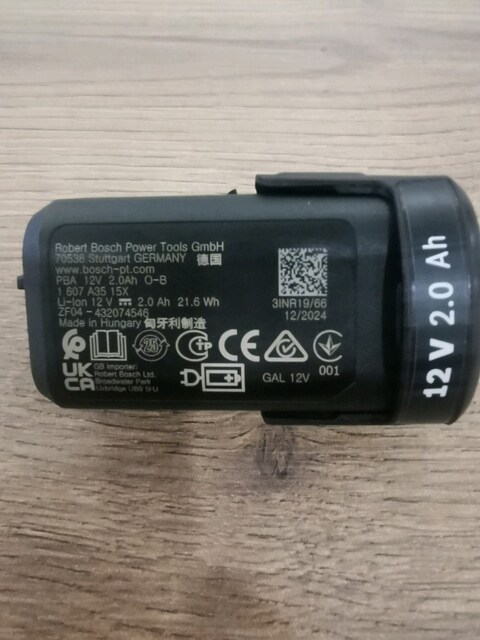 bosch 12v 2.0ah batarya