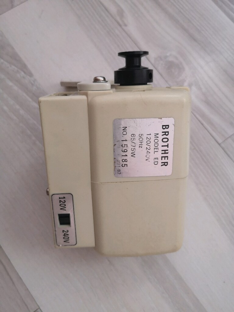 Brother marka orijinal Avrupa ev tipi dikiş makinesi motor ve pedalı. - 19