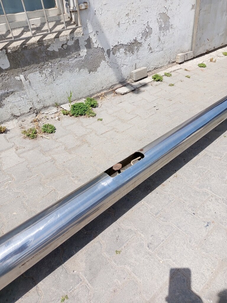 Bayrak Direği 7 Metre Krom Paslanmaz - 8