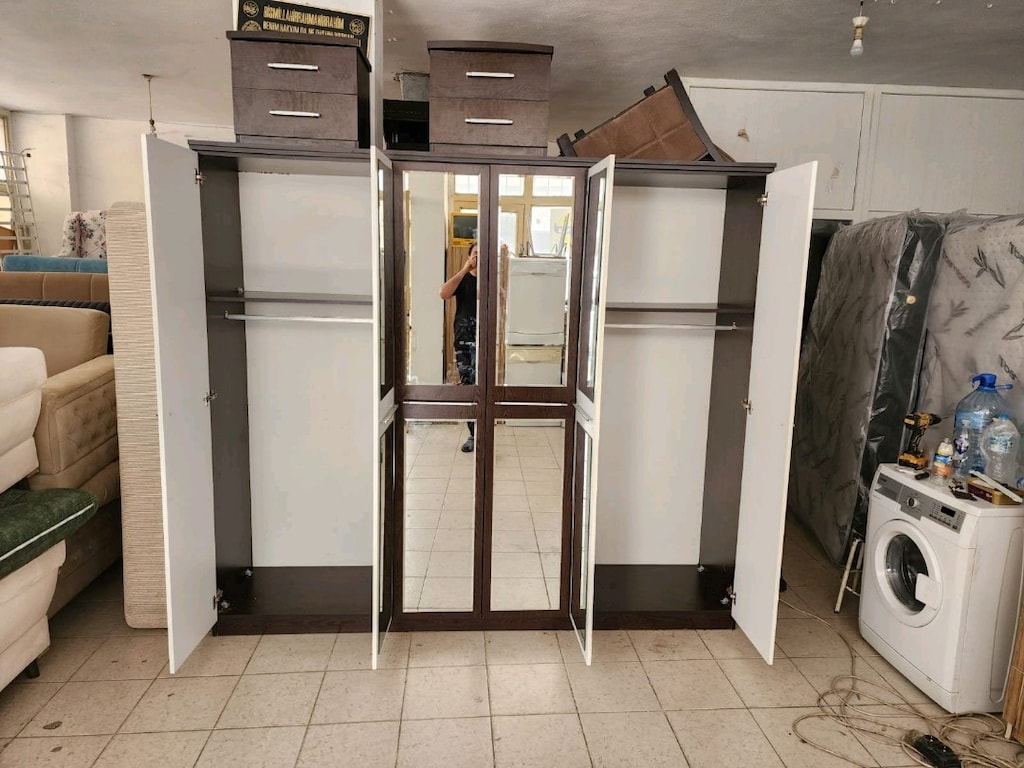 6 kapılı gardolap 2.el - 7