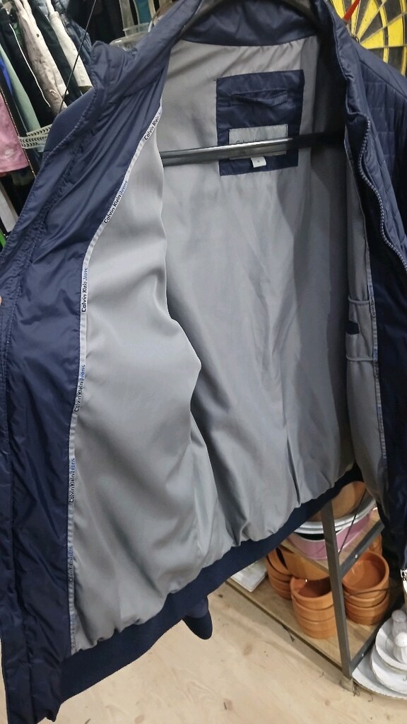 Calvin Klein Jeans lacivert renkli mont(M ve S bedene uyumludur..) - 4