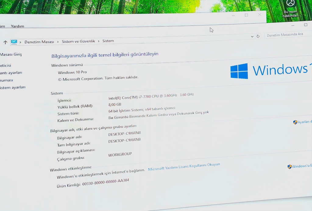 DELL PC İ7 7700 İŞLEMCİLİ - 8