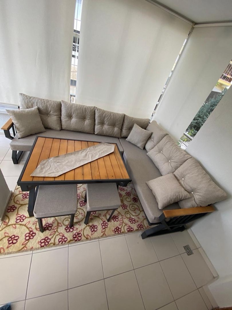 İMALATTAN GARANTİLİ BALKON BAHÇE MUTFAK İÇİN ÇAY SETİ BAHÇE SETİ - 3