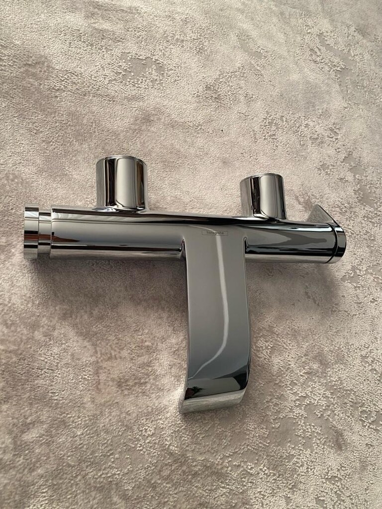 Hansgrohe Tek Kollu Banyo Bataryası Aplike Montaj - 75420000 - 4