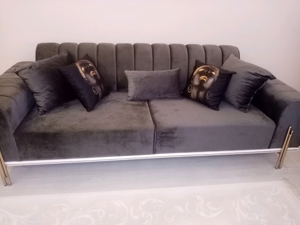salon takımı ve yemek odası+tül+ güneşlik+ fon perde+halı - 3
