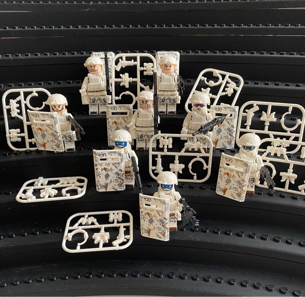 Lego Beyaz Swat Asker Minifigürleri - 2