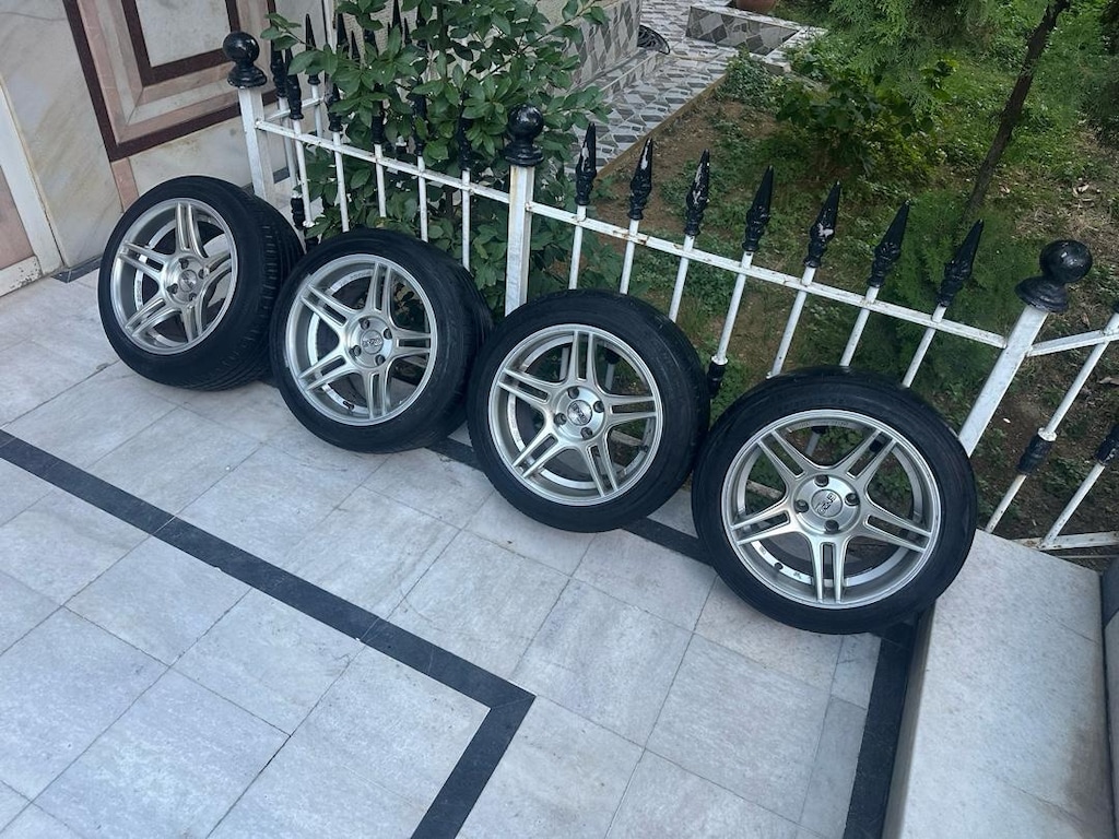 Sport Performans ÇELİKJANT lastik takımı 2.Adet Falcen 195 50 15 4x100 - 7