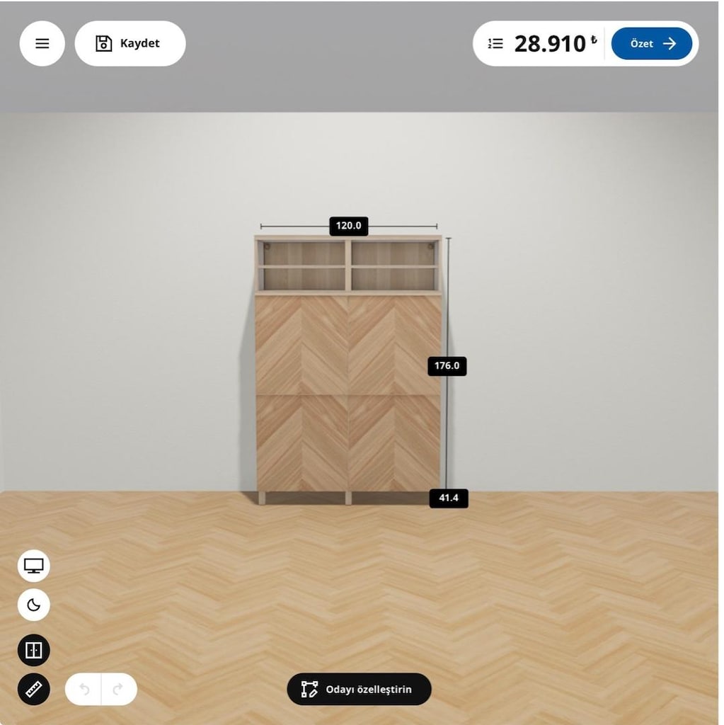 ikea besta model çok amaçlı dolap - 3