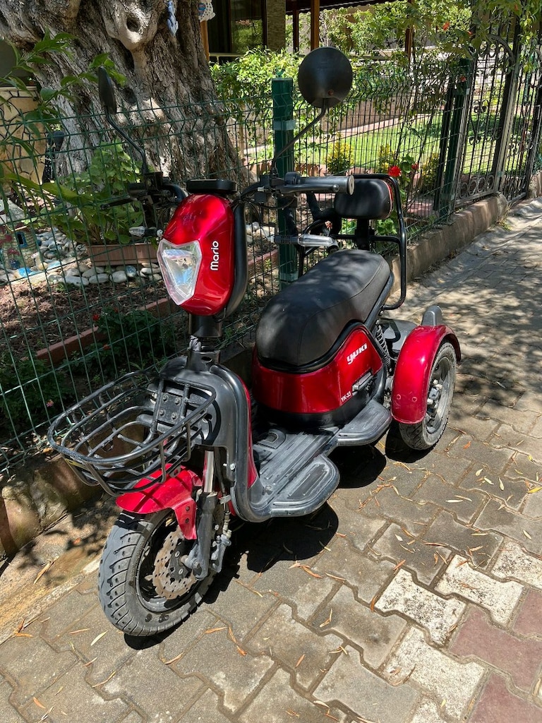 İlk sahibinden az kullanılmış düşük km. Yuki Mario Elektrikli Bisiklet - 6