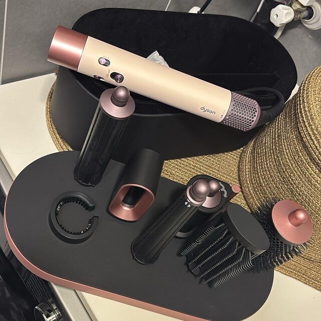 dyson airwrap ceramic pink