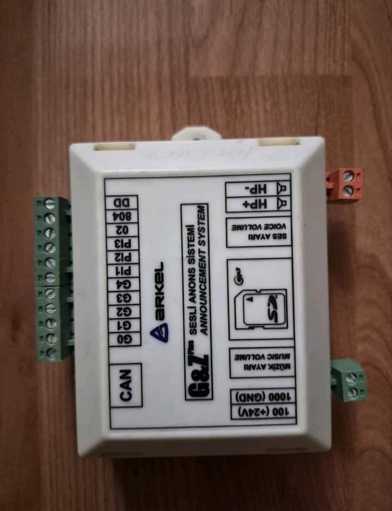 Arkel G&Z Plus Sesli Anons ve Müzik Sistemidir. geveze - 3