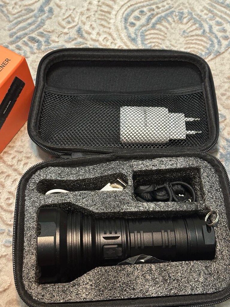 SIFIR Gold Silver GS-5000 80W Şarjlı Profesyonel El Feneri – Kapalı Ku - 3
