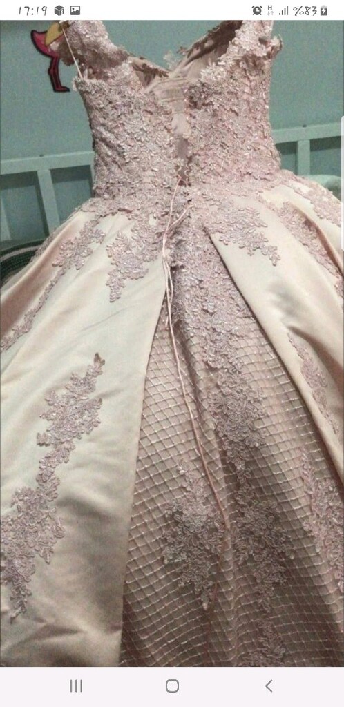 PEMBE SATEN NİŞANLIK - 5