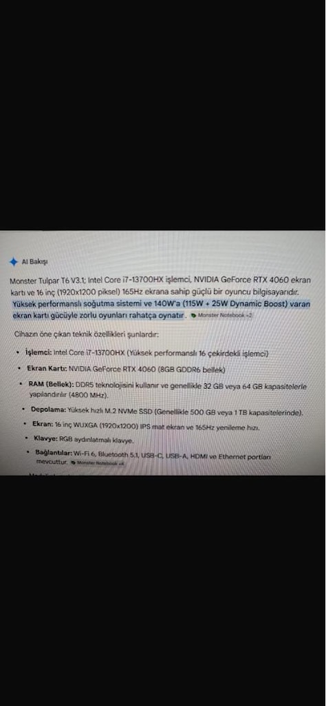 Monster Diz Üstü Bilgisayar/Laptop - 5