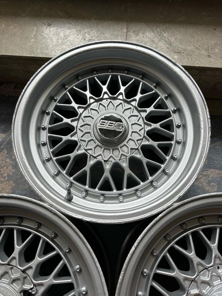 15 inç BBS 4x100 4x108 çelik jant takımı - 5
