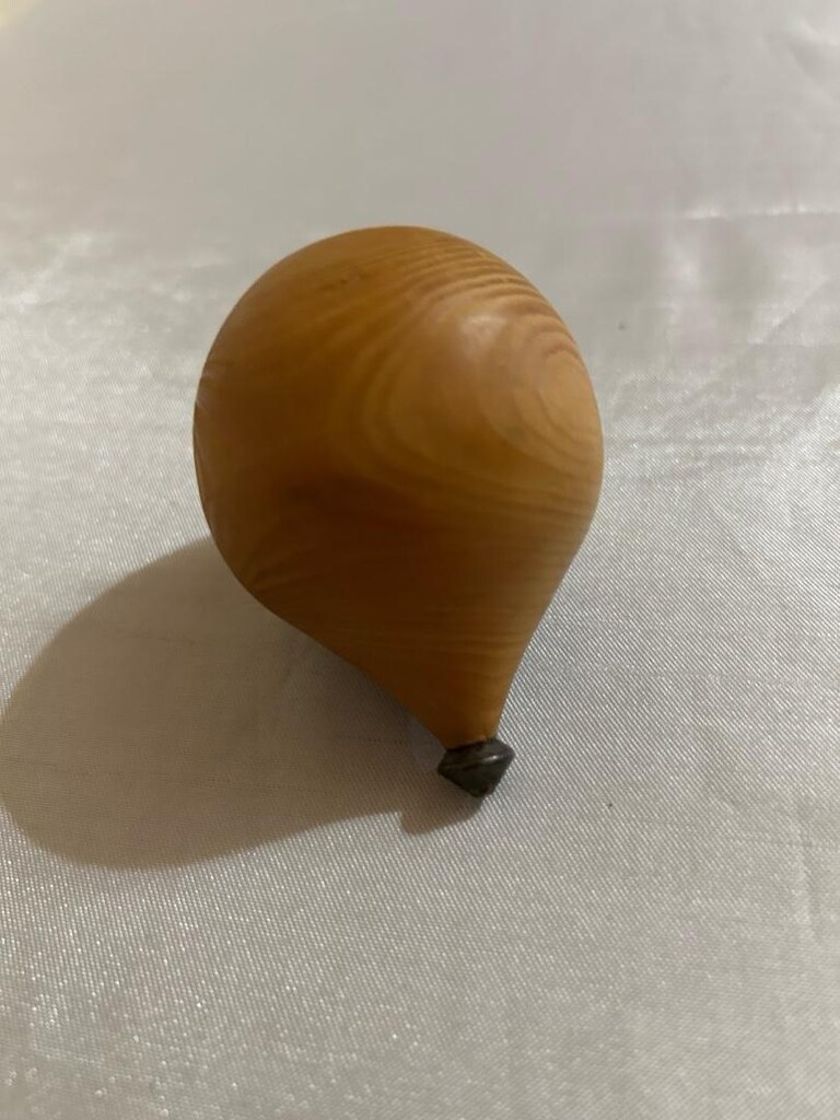 Vintage Ahşap Oyın Topacı - 2