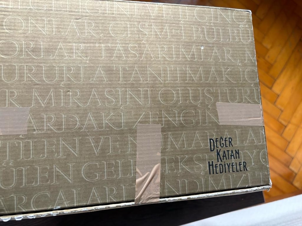 Paşabahçe Çeşm-i Bülbül El Yapımı Geniş Gövde Karaf – Orijinal Kutulu - 6
