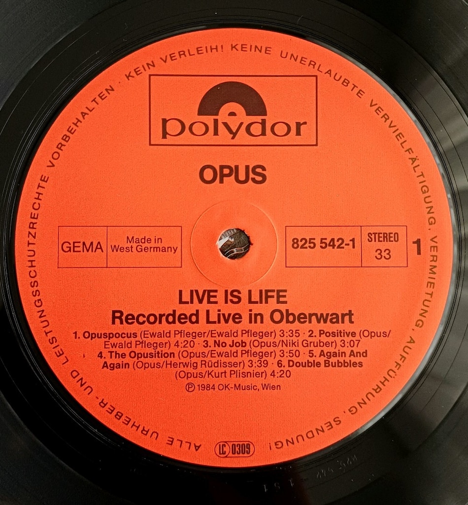 OPUS LİVE İS LİFE DÖNEM LP PLAK 33RPM - 3