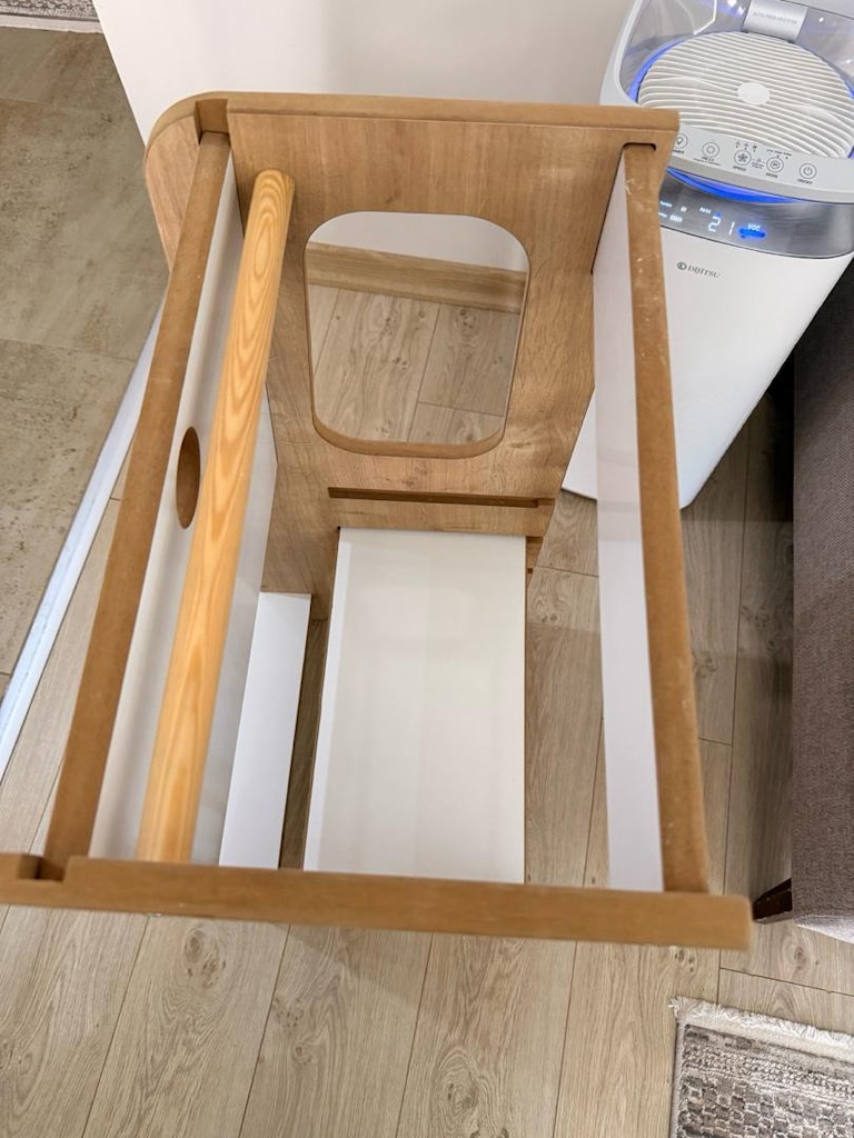 Güvenlik Panelli Öğrenme Kulesi Bebek Öğrenme Kulesi Bebek Merdiveni - 4
