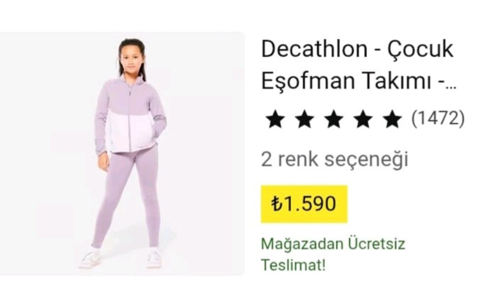 Decathlon çocuk takimi — görsel 5/5